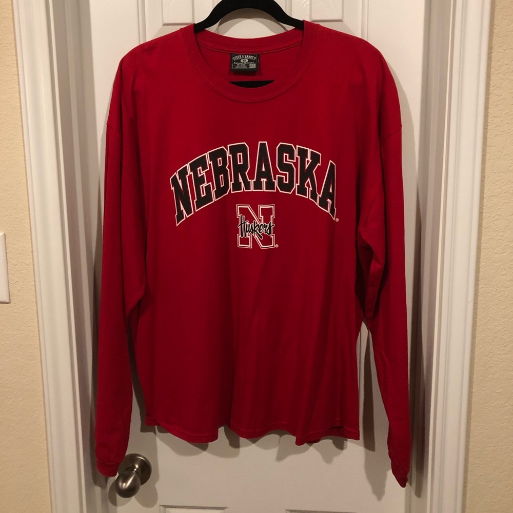 Men’s Vintage Nebraska Huskers XL Steve & Barry’s Long Sleeve Tee